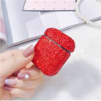 2019 hot sale new Diamond cover for earphones case luxury Earphone Protective  case cover Shell Girl woman Case