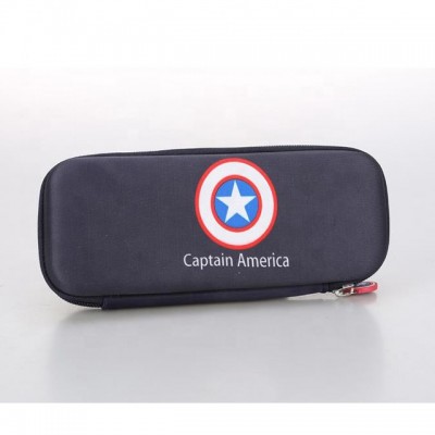 Wholesale American Captain Kids Portable EVA Pencil Case