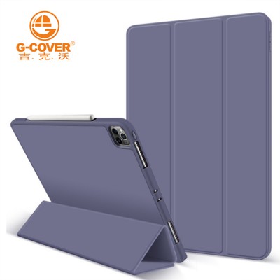 PU Leather TPU Cover Book Flip Automatic Sleep and Wake Protect Tablet Case Compatible for 2020 ipad pro 11