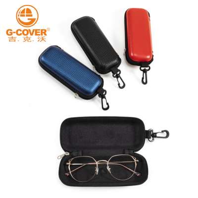 Fashionable zipper EVA hard box eyeglasses pouch eye glasses case