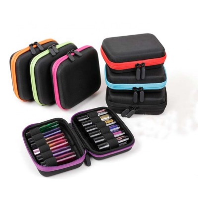 Protective 12 Slot 5 ML Roller Bottle Travel Carrying Organizer  Essential Oils  Storage Case Bag