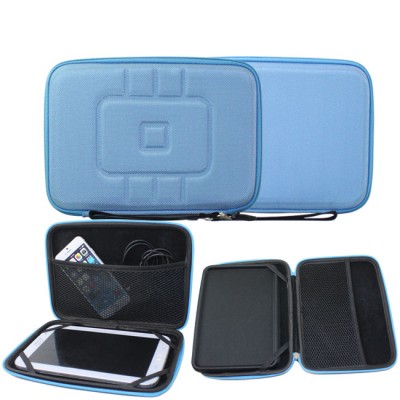 EVA Zipper Tablet Hard Case with Mesh Pocket