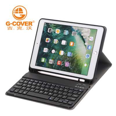 Bluetooth Keyboard PU Leather Case Cover Compatible with For 2019 ipad 10.2 Case folio case Tablet Cover with Pencil Holder