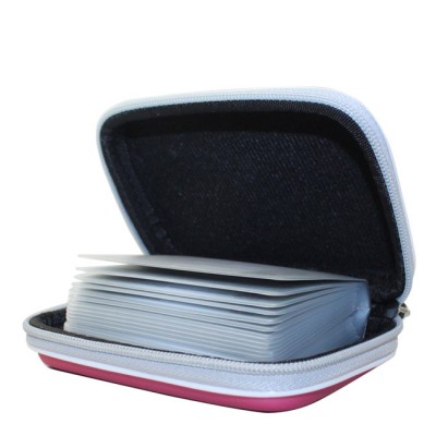 Portable Custom EVA name card case Credit Card Holder with 26 Pages PVC pockets